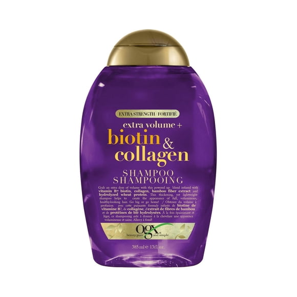 OGX Biotine & Collagène Shampooing Volumisant Fortifié