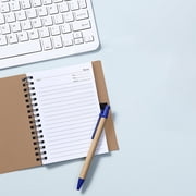 Tyidzon Pocket Notebook 4.5" x 5.7" Small Notebook with Pen Holder for School Business Memo, Mini Notebook with A Pen