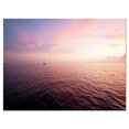 thumbnail image 2 of Purple Cloudy Seascape View - Modern Beach Canvas Art Print, 2 of 3