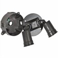 thumbnail image 2 of Hubbell Electrical LCR23N2-BR Round Double Floodlight Holder Kit- Bronze, 2 of 3