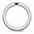 thumbnail image 2 of Edward Mirell Titanium Sapphire & Blue Anodized 4mm Band Size 10.5, 2 of 4