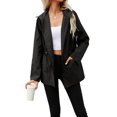thumbnail image 1 of Women Zip Up Hooded Jacket Long Sleeve Waterproof Lightweight Jacket Outdoor Drawstring Jackets Windbreaker, 1 of 8