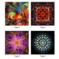 thumbnail image 4 of Mistaha Colorful Mandala Design DIY Diamond Painting Kit for Wall Decor - Round Resin Diamonds, Easy Operation, Time-Saving Alternative to Cross Stitch - Perfect for Living Room, Study, Bedroom - 4, 4 of 7
