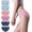 Navy, variant on Timegard 6pc Plus Size Panties for Women Mid Waist Full Coverage Comfort Cotton Underwear No Show Briefs