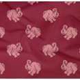 thumbnail image 4 of oneOone Organic Cotton Poplin Twill Fabric Rabbit Block Fabric Prints By Yard 42 Inch Wide, 4 of 4