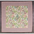 thumbnail image 2 of Vargottam Collection de Luxe Linge de Table Décor Serviette en Coton Tissu Imprimé Serviettes Réutilisables Ensemble de 6, 20 X 20 - Motif Cachemire Asiatique, 2 of 6