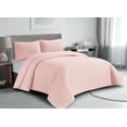 thumbnail image 1 of Swift Home Ultra Soft Pinsonic Quilt Set – Lightweight, Hypoallergenic, All-Season Bedding, 1 of 4
