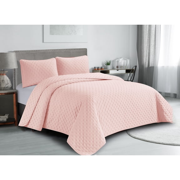 Swift Home Ultra Soft Pinsonic Quilt Set – Lightweight, Hypoallergenic, All-Season Bedding