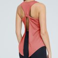 thumbnail image 4 of Timegard Womens Yoga Tops Workout Tops Round Neck Sleeveless Open Back Running Gym Activewear Tank Tops, 4 of 7