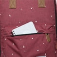 thumbnail image 4 of KAUKKO Stylish Oxford Fabric Backpack Travel Rucksack lightweight Hiking Bag Satchel, 4 of 5