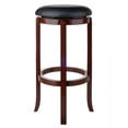 thumbnail image 3 of Winsome Walcott Swivel Seat Bar Stool, Black & Walnut, 3 of 6