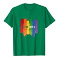 thumbnail image 1 of Pompotops T-Shirt à Manches Courtes Décontracté pour Femmes à Imprimé Coloré, Chandail, Hauts, Chemise, 1 of 8