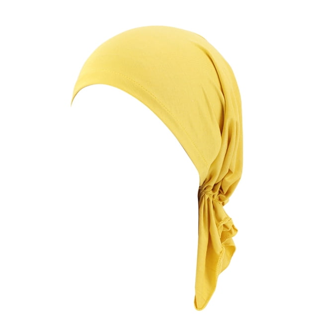 Chapeau Tressé Réversible Ajustable pour Femmes avec Perles, Style Musulman, Volant, Cancer, Bonnet Enveloppant, Bonnets de Nuit, Doublé Satin, Bonnets pour Cheveux