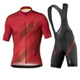 thumbnail image 1 of Summer Men's Cycling jersey Wear Strap Suit Set Ropa with Gel Pad MTB Bicycle, 1 of 3