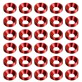 thumbnail image 1 of Unique Bargains 30packs Countersunk Washer M4 Anodized Aluminum Alloy Finishing Washers, Red, 1 of 4