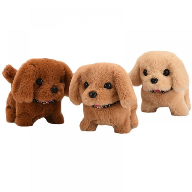 Chien Interactif Qui Marche Et Aboie – Peluche Électronique Avec Laisse Et Accessoires Pour Enfant Dès 2 Ans, Jeu De Rôle Éducatif
