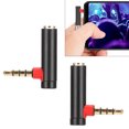 thumbnail image 3 of Stereo Connector, Aluminum Alloy Shell Audio Cable Jack, Durable Digital Cameras For Mobile Phones Laptops Desktops Black,Gold,Blue, 3 of 8