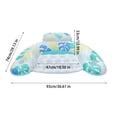 thumbnail image 4 of Boovnll Trousse d'Outils, Lit Flottant d'Été Écologique en Pvc Imprimé pour Piscine avec Porte-Gobelets, Dossier Inclinable, Siège en Forme de Gonflable, Rangées Flottantes, Ensemble d'Outils, Essentiels pour la Maison, Essentiels Ménagers, 4 of 6