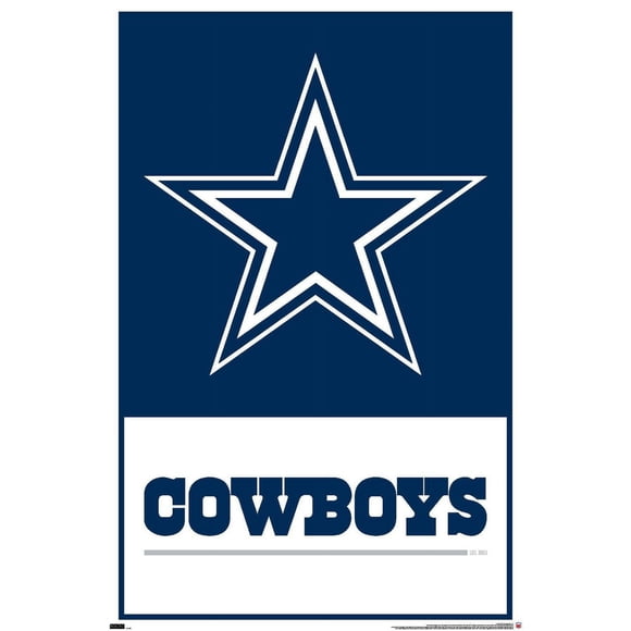 NFL Dallas Cowboys- Logo 21 Wall Poster, 22.375" x 34"