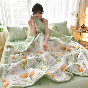 Meitianfacai Cool Blanket Conditioning Comforter-Summer Outing Bedroom Napping 1.5m X 2.0m Cool Comforter