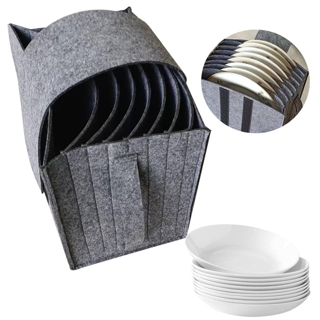 Oleegame 1PC RV Dining Tray Rack Camping Cutlery Storage 8 Dining Trays Or 6 Cups Bags With Cup Holders RV Glass Tray Cabinet Glass Cup Cutlery Storage Kitchen Tools (dining Tray Rack) Gray