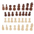 thumbnail image 3 of Pièces d'Échecs Remplacement, 32 Pièces Pièces d'Échecs Seulement Taille Modérée Plus Lisse Cadeau Idéal pour la Réunion de Famille pour les Professionnels, 3 of 8