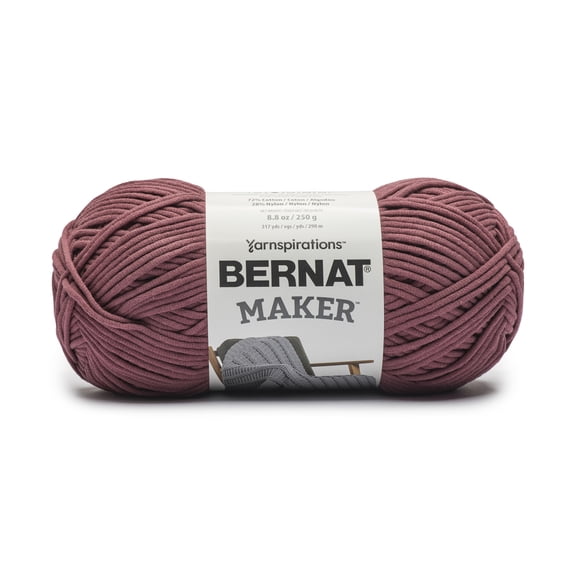 Bernat® Maker™ #5 Bulky Cotton Yarn, 8.8oz/250g 317 Yards