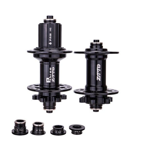 6 Bolts Disc Brake Hubs Aluminum Alloy Mountain Bike Front and Rear Hub Set 32 Holes for HG System