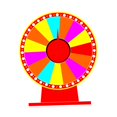 thumbnail image 4 of Plateau Tournant de Table Roues de Casino Acrylique Index Roue de Roulette Roue de Fortune 40 cm Également, 4 of 9