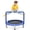 bleu, variante sur Costway Trampoline pour Enfants de 36 Pouces avec Main Courante Entièrement Couverte et Coussinet Intérieur Extérieur Rose