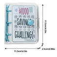 thumbnail image 1 of 1000 Savings Challenge Binder, Money Saving Binder, Savings Challenges Book with Envelopes, Envelope Savings Challenge A, 1 of 6