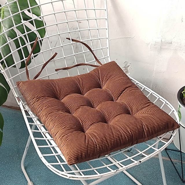 matoen Coussin de Chaise en Velours Côtelé, Coussin de Chaise Confortable