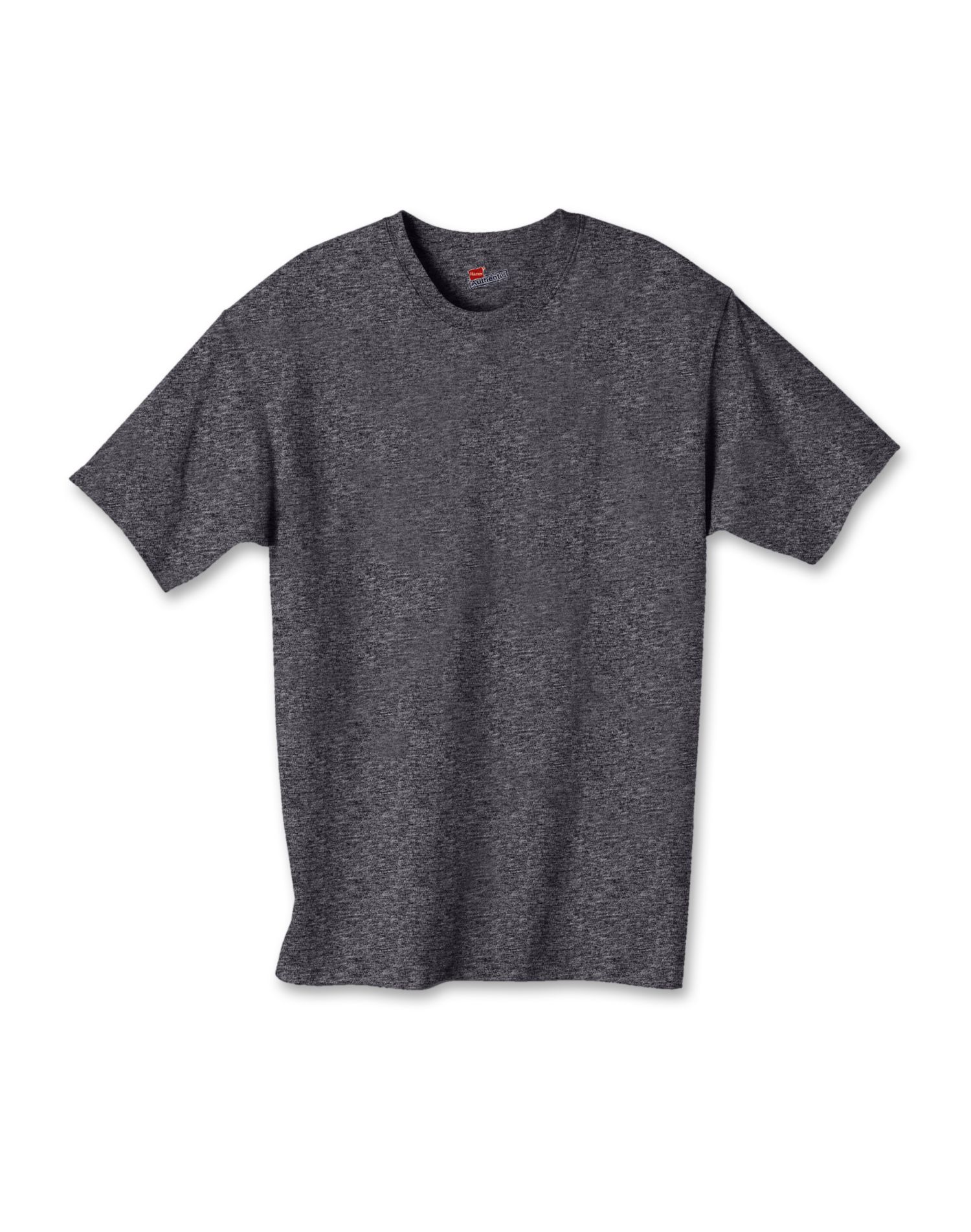 Hanes Authentic TAGLESS Kid`s Cotton T-Shirt, M, Smoke Gray