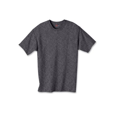 Hanes Authentic TAGLESS Kid`s Cotton T-Shirt, XS, Smoke Gray