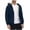 Dark Blue, variant on zfhfof Men's Sherpa Lined Hoodie Jacket Winter Warm Long Sleeve Full Zip Up Hooded Sweatshirt Thick Fleece Coats Outwear