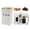 C, variant on Metal Kitchen Canister Set for Coffee Tea and Dry Food Storage with Secure Airtight Lids