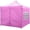 Pink, variant on Costway 10 x 10 FT Pop up Canopy Tent with 4 Removable Sidewalls, Wheeled Bag, Sandbags White