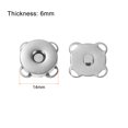 thumbnail image 2 of Unique Bargains Magnetic Snap 14mm Metal Fasteners for Clothing Purse, 3 Colors, 2 of 4