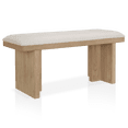 thumbnail image 1 of Bouclair Banc en Tissu et Bois pour Flocons d'Avoine, 1 of 4