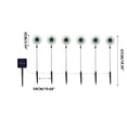 thumbnail image 3 of RKSTN Halloween Decorations LED Solar Halloween Six Eyeball Ground Insertion Light Ghost Festival Ghost Eye Horror Courtyard Decoration Light Halloween Decor, 3 of 3