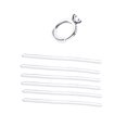 thumbnail image 3 of CUITING 6Pcs Ring Size Adjuster Invisible Ring Size Adjuster Clear Silicone Ring Guard for for Jewelry Sizers Accessories, 3 of 4