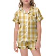 thumbnail image 2 of Winter Outfits Teens Girls Outfits Hildren's Shirt And Pants Set Christmas Pyjamas Set With Pockets Christmas Set, 2 of 4