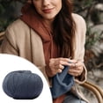 thumbnail image 4 of EGNMCR Wool Hand-woven Medium Coarse Scarf Hat Overcoat Wool Merinoss Wool Wool Cashmeres Yarn wools group, 4 of 5