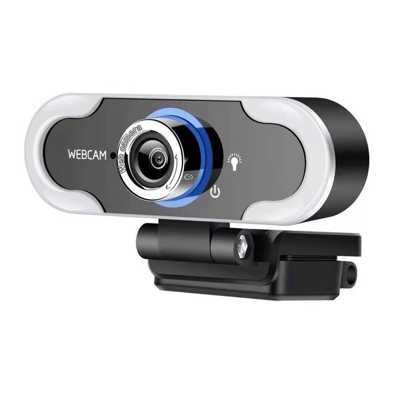 Webcam 1080P 2K Web Camera With Microphone Computer PC Web Cam For Live Broadcast Video Calling Conference Fill Light ,Easy to Install