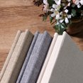 thumbnail image 2 of Yingyy 16 Inch Linen DIY Photo Album Photos Books 20 Pages Simple Style Sticky Film Handcraft Pictures Memory Book for Travel Gray/Black page, 2 of 8