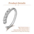 thumbnail image 3 of MesaSe 20G Nose Rings Women Nose Rings Hoops Cubic Zirconia Nose Piercing Jewelry Gold, 3 of 11
