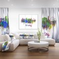 thumbnail image 3 of Design Art Reading Skyline Canvas Print, 3 of 3