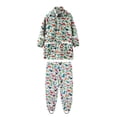 thumbnail image 1 of MIASHUI Ensemble de Pluie pour Enfants Imperméable Veste avec Pantalon 2 Pcs Imperméable Pliable avec Capuche, Vert, 9-10 Ans, 1 of 3