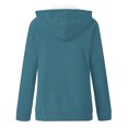 thumbnail image 3 of Timegard Sweatshirts for Women Drawstring Hoodies Pullover Top Fall Casual Loose Cardigan with Pockets, 3 of 4