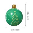 thumbnail image 3 of Boovnll Christmas Tree Decorations, Inflatable Christmas Decoration Ball Festive Outdoor Courtyard Pendant Printed Pvc Toy Ball, Christmas Decorations, Christmas Decor, Christmas Decorations Indoor, 3 of 8
